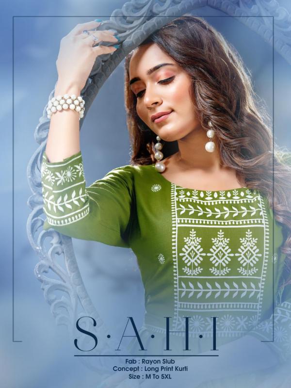 Trendy Sahi 1001 Ethnic Wear Long Kurti Collection